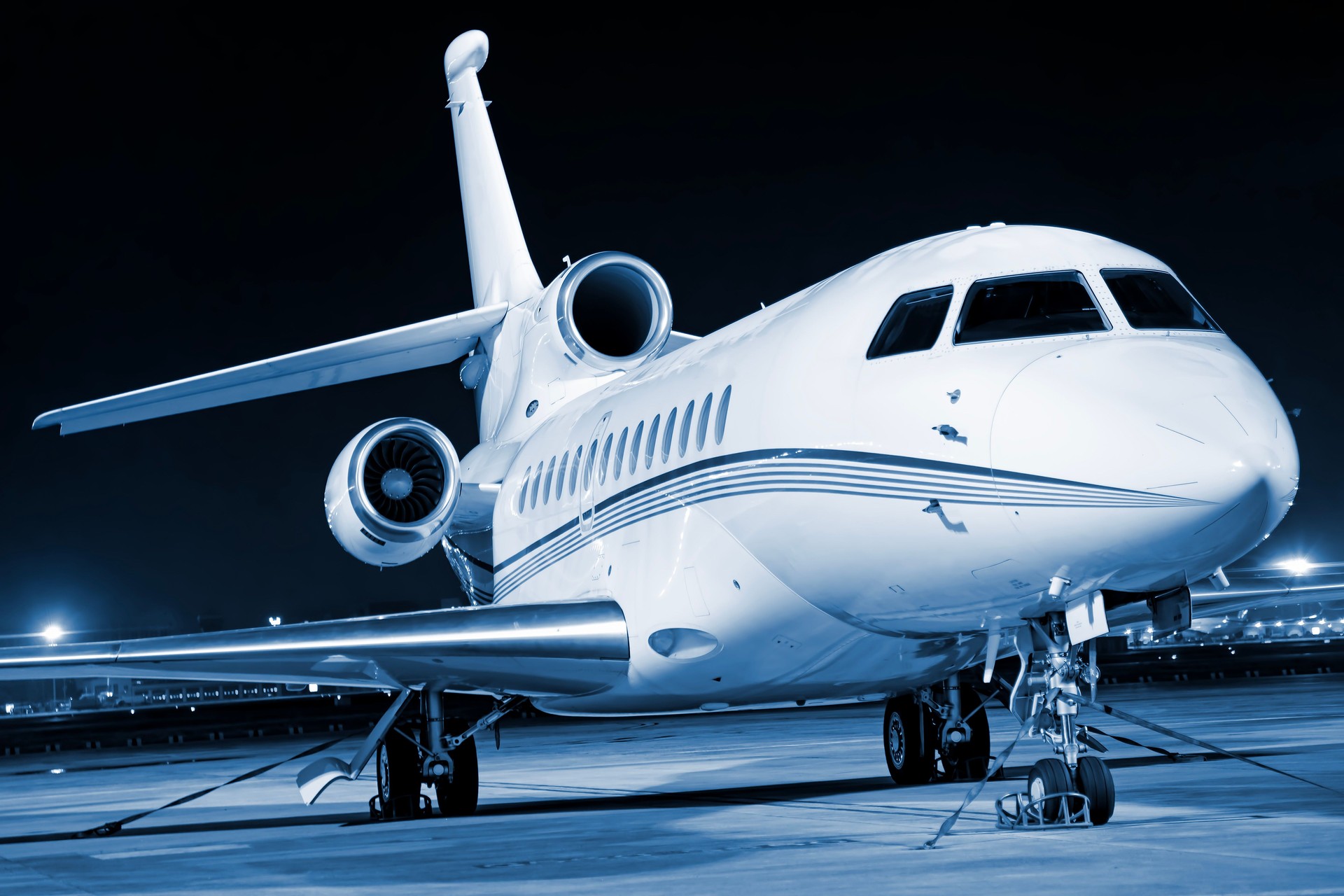 Corporate jet airplane